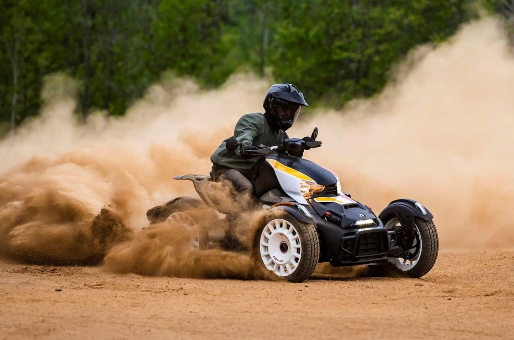 Ryker trike used on the Valley of Fire tours